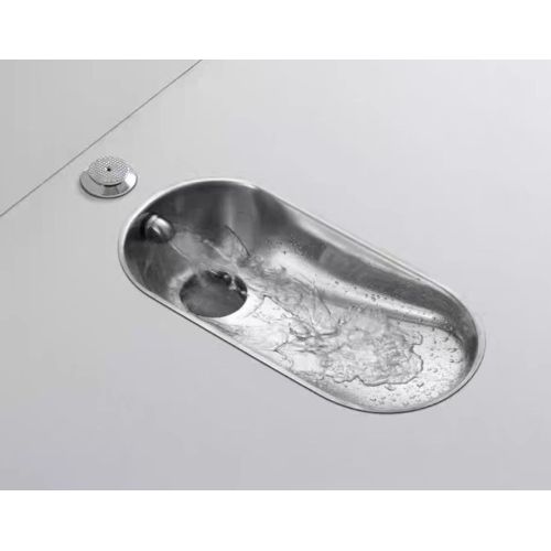 Hochwertige Edelstahl -Hocktoilette