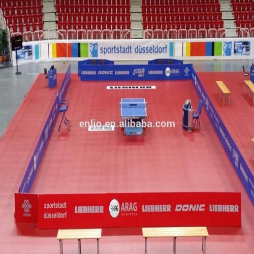 Lantai pingpong PVC dengan sijil