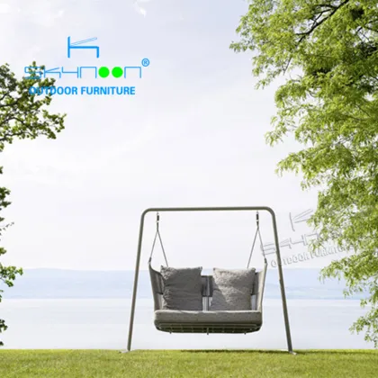 High-Quality Outdoor Patio Swings: Factory Price Double Rope Swing Chair