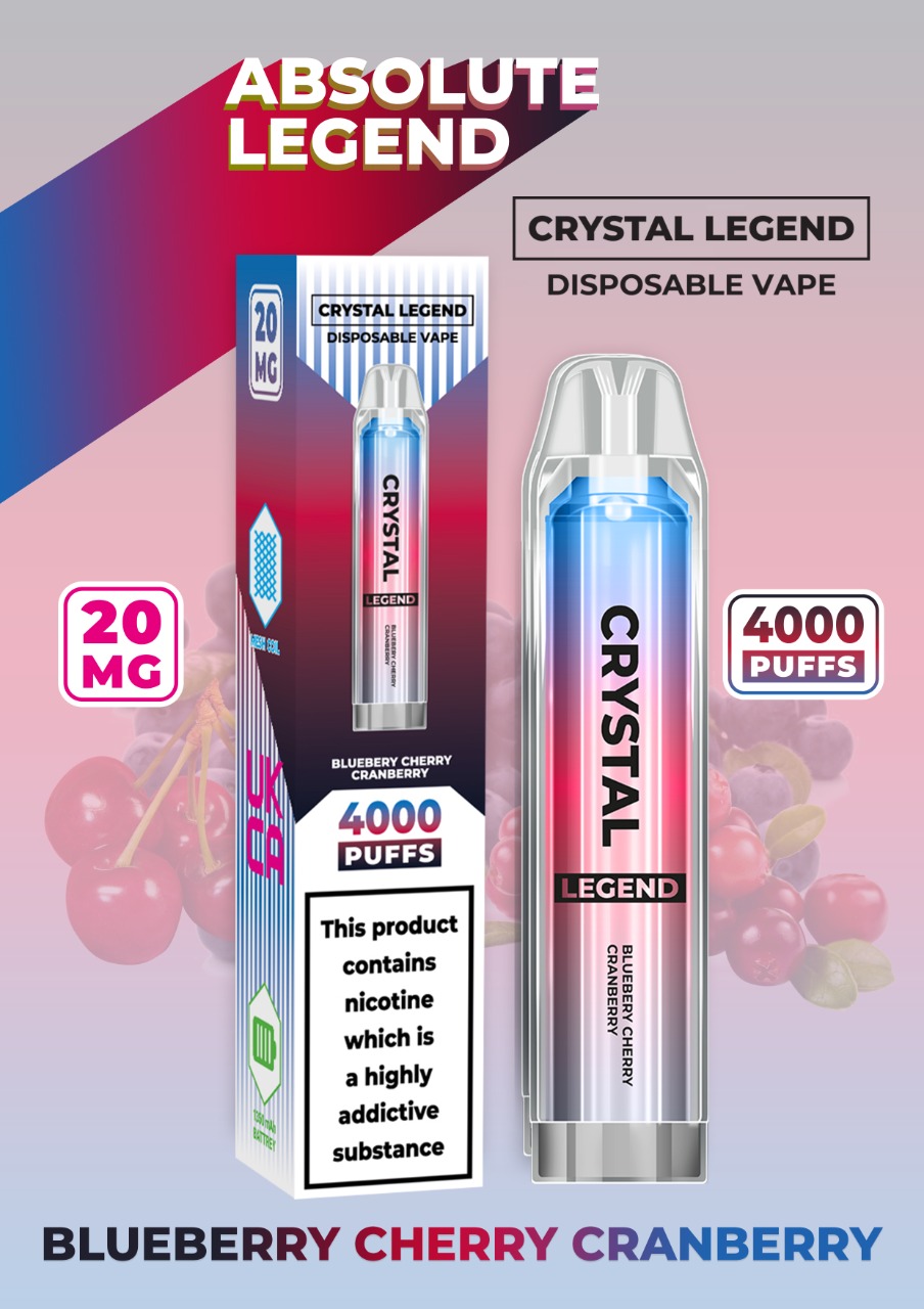 Crystal Legend 4000 Puff 20mg Vape desechable al por mayor