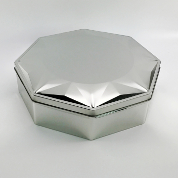 OEM su ordinazione del contenitore di latta del biscotto del regalo del metallo del commestibile