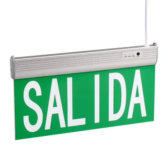 Suspended LED exit sign
