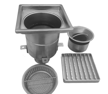 Odor Proof Stainless Steel Recessed Floor Drain for Kitchen