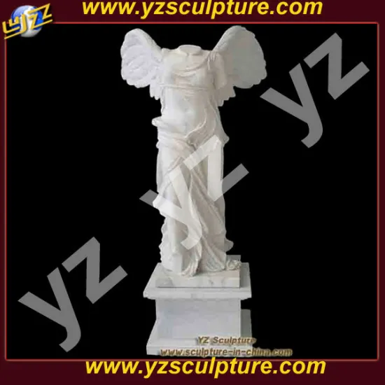 Decorative Stone Angel With Wing For Garden