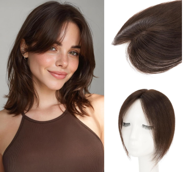 10 Inch Remy Human Hair Toppers for Women