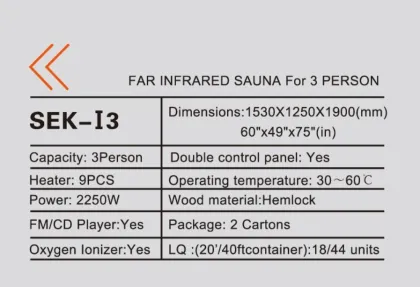 Hotwind Saunas Solid Wood Dry Saunas Room Infrared Sauna