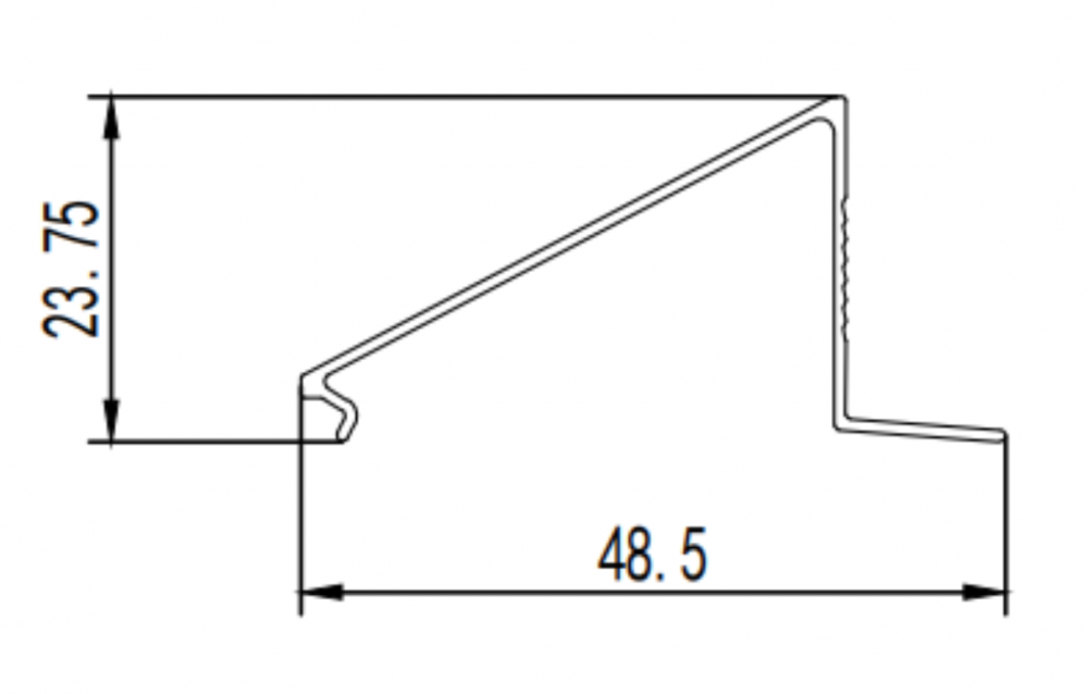 HRB52 customize aluminum casemetn window profile mold