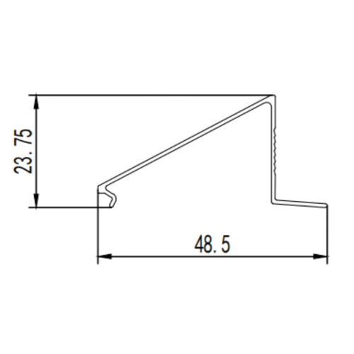 HRB52 customize aluminum casemetn window profile mold