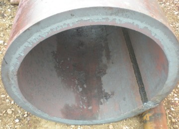 Fluid welded steel pipes