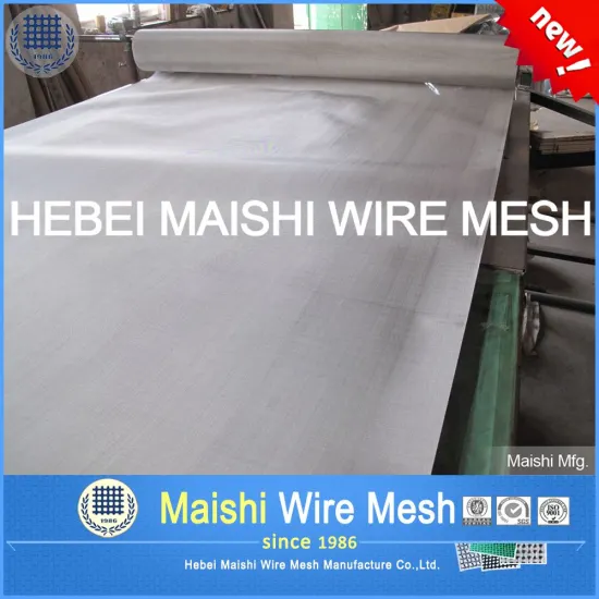Plain weave stainless steel woven filter wire mesh