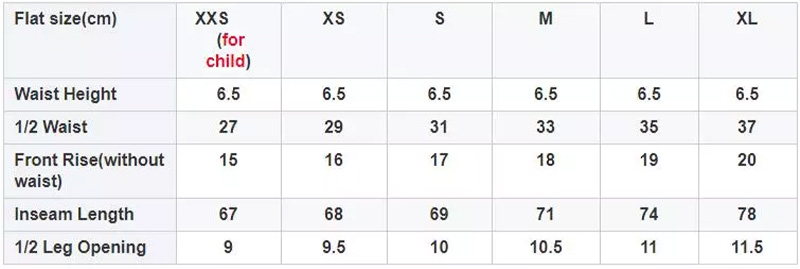 equestrian breeches size chart