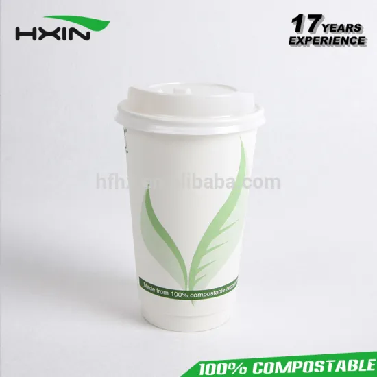 Double wall hollow hot coffee paper cup