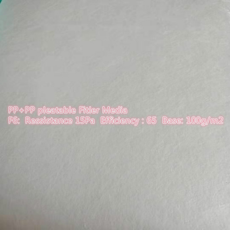 PP e Pet Pleatable Media