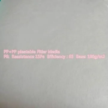 PP and PET Pleatable Media