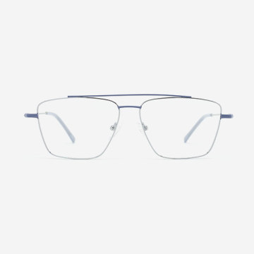 Classic Square Metal Women's Optical Frames