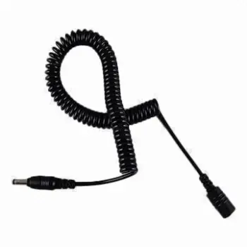 TPU Coiled Cable with 3511 Male Plug and 35135 Female Plug, 300V Voltage