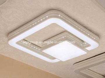 Double Square LED Ceiling Lights for Bedroom White Color