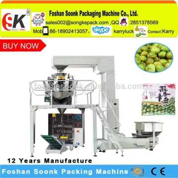PLC Control Automatic nitrogen small packing machine for food(biscuit&bread)