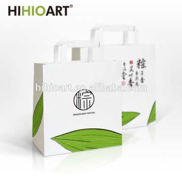 Accept Custom Order and Flexo Printing Surface Handling white kraft paper bags