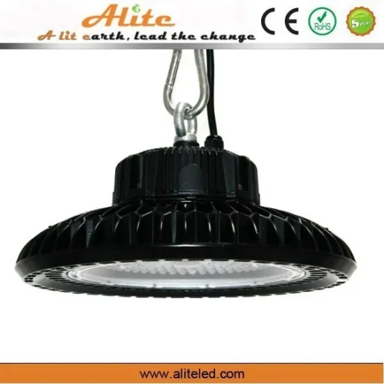 High lumen super-bright100w 150w 200w 240w 60 degree anti glare lense high bay led UFO Light