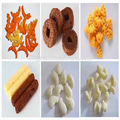 cheese balls and ring snacks extruder machine
