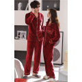 Couples pajamas winter island velvet