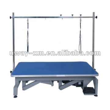 UW-GR-041 Functional and advanced blue double-crank electric lift pet grooming table for dogs