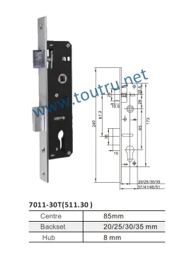 Keyless sliding door hook lock