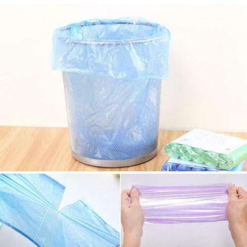 Colorful Clear Garbage Bags Extra Strong Rubbish Bags