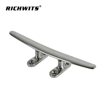 Heavy Duty boat dock cleats 316 Stainless Steel Small Dock Cleat 4 inch Open Base