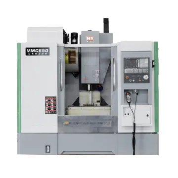 VMC650 Vertical Machining Center with BT40 Spindle Taper and Live Tooling for Work Table Size 800*300mm