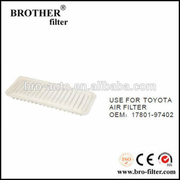High quality OEM auto air filter 1780197402 for Toyota car