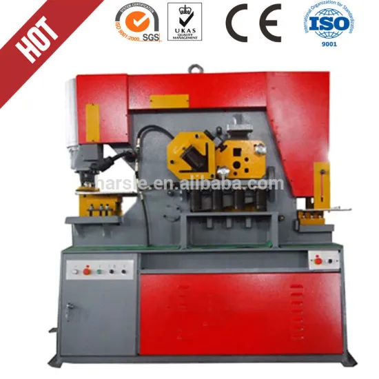 Hydraulic steel round cutting machine, Q35Y-35 stainless steel bar ironworker, angel steel rod cutting and bending lathe