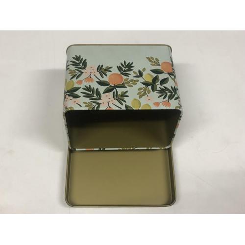 Sheet Storage Box Tinplate Rectangular Box Food Iron Box Cookie Box Factory