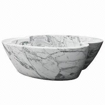 Wholesale White Double Marble Bathtubs, OEM Orders are Welcome