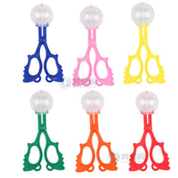 Colorful Plastic Insect Clip Tweezers Scissors for Kids Outdoor Exploration