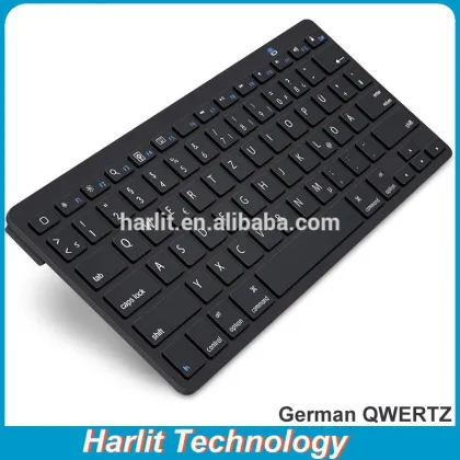 Whole Sale Wireless Laptop Keyboard Ultra Slim Wireless 2.4G Keyboard German QWERTZ Laptop Desktop USB 2.4G Wireless Keyboard