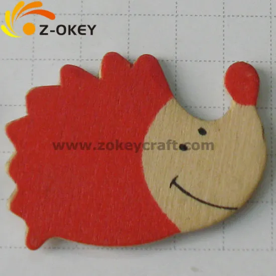 2016 new style Cute hedgehog-shape wooden fridge magnet alibaba cn com