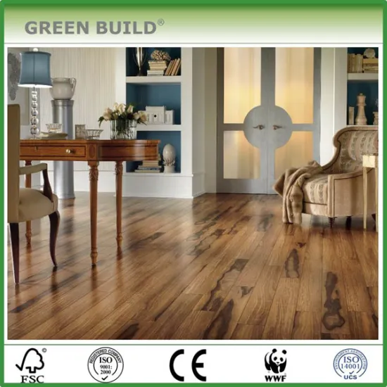 Brown Walnut Laminate Wooden Floors for Living Room