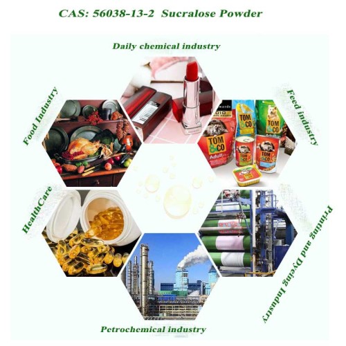 Pemanis makanan aditif sucralose powder cas: 56038-13-2