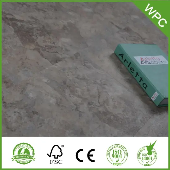 waterproof WPC flooring with cork