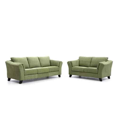 Modern Emerald Green Sectional Sofa