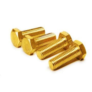 High Quality Brass Hex Head Bolts DIN933 DIN931