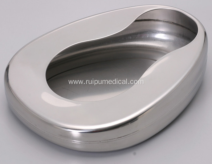 Medical Female Stainless Steel Surgical Bedpan For Patients