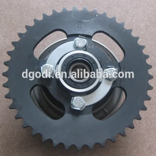 oem custom made hardened steel motorcycle chain sprocket wheel