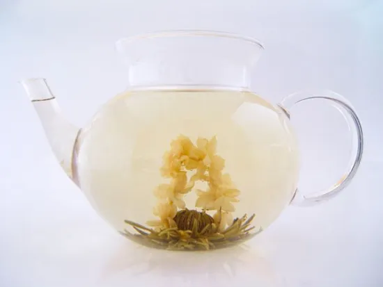 Easter basket blooming tea