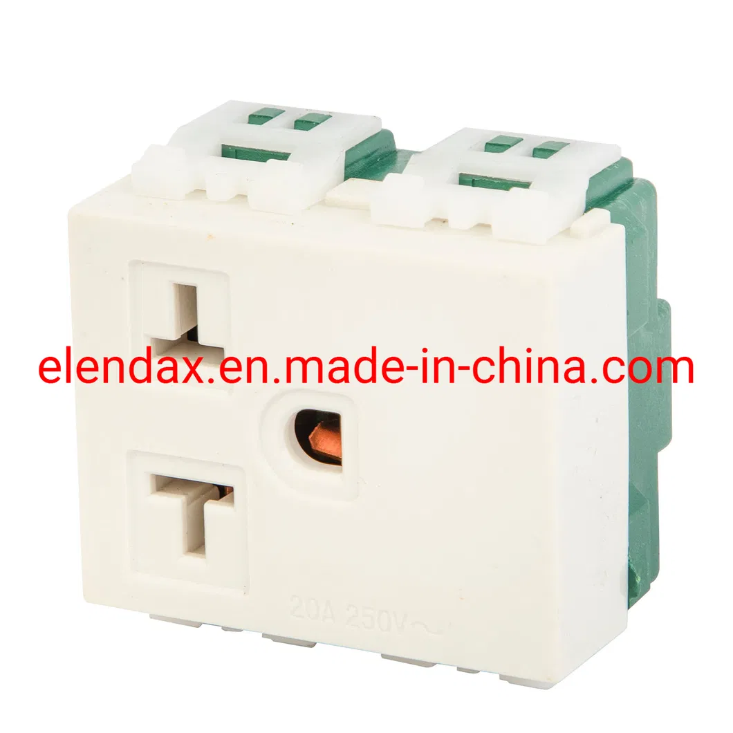 Производитель Вэньчжоу ПК Электрические розетки 16А на две группы, американская настенная розетка, США