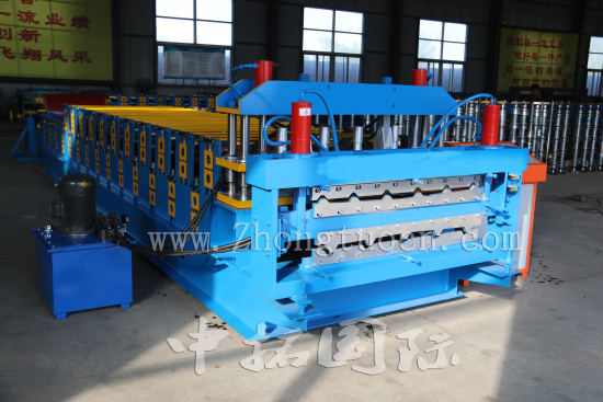 steel double layer machine