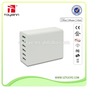 6 usb ports wall charger desktop usb charger station