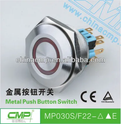 CMP illuminated push button switch led ring light push button telemecanique